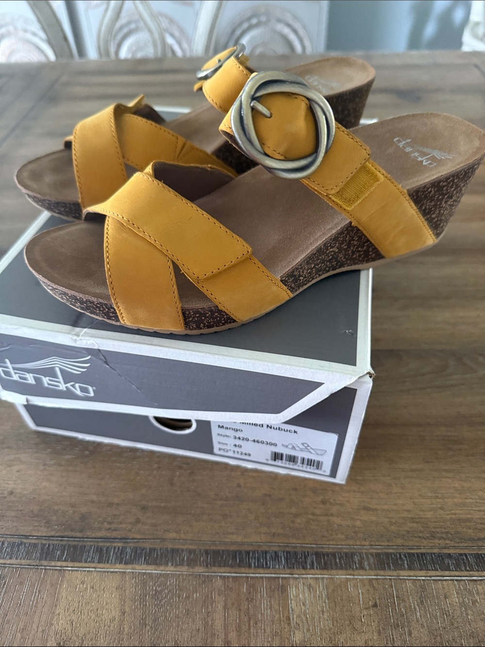 Dansko Susie Milled Nubuck Sandals
